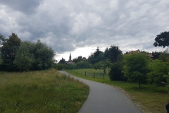 Ścieżka rowerowa przed Ostritz