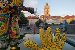 Frankfurt nad Odrą,  fontanna Comic Brunnen