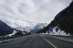 Alpy w śniegu