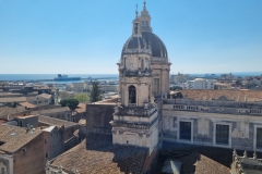 Katania Widok z kościoła św.Agaty na Duomo